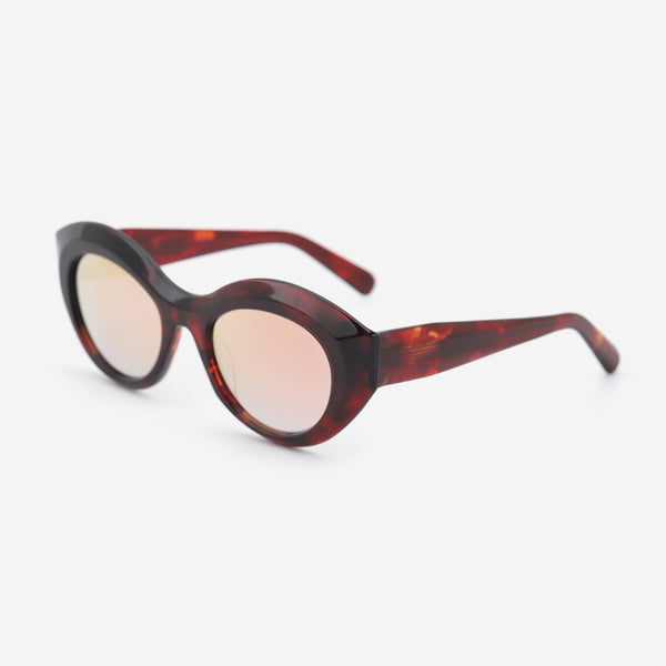 Trendy Cat Eye Acetat Women's Sunglasses 25A8246