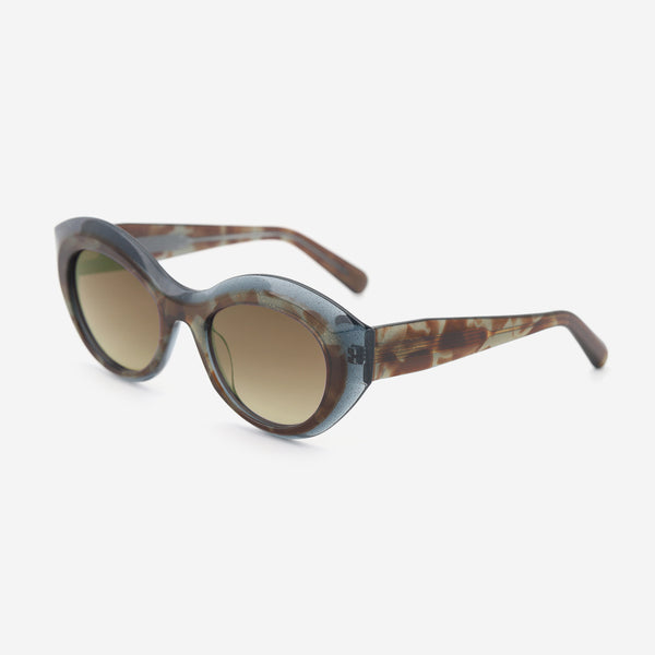 Trendy Cat Eye Acetat Women's Sunglasses 25A8246