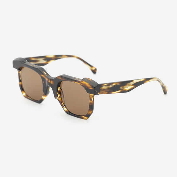 Trendy Polygon Acetat Unisex Sunglasses 25A8252