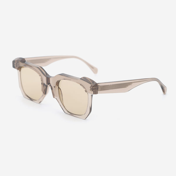 Trendy Polygon Acetat Unisex Sunglasses 25A8252