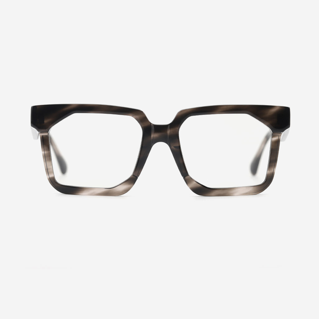 Geometric Square Acetat Unisex Sunglasses 25A8253