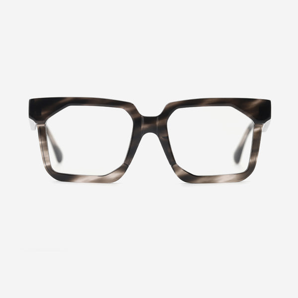 Geometric Square Acetat Unisex Sunglasses 25A8253