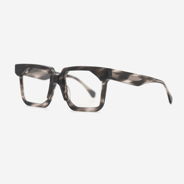 Geometric Square Acetat Unisex Sunglasses 25A8253