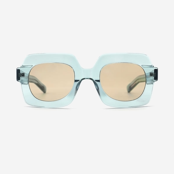 Retro Square Acetat Unsiex Sunglasses 25A8256
