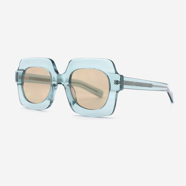 Retro Square Acetat Unsiex Sunglasses 25A8256