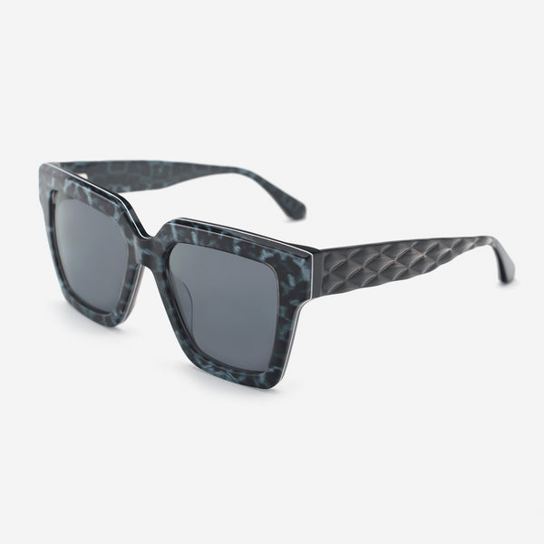 Unique Square Acetat Unsiex Sunglasses 25A8259