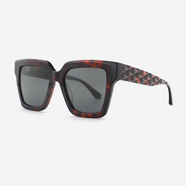 Unique Square Acetat Unsiex Sunglasses 25A8259