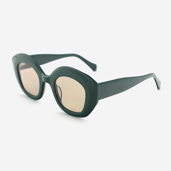 Retro Cat Eye Acetat Female Sunglasses 25A8260