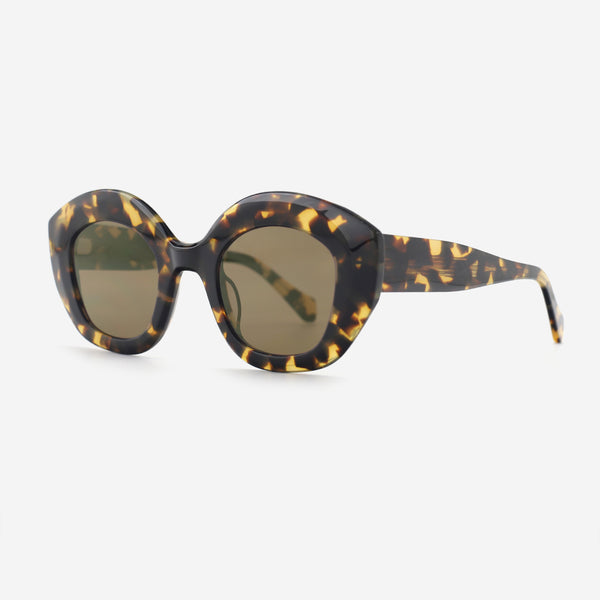 Retro Cat Eye Acetat Female Sunglasses 25A8260