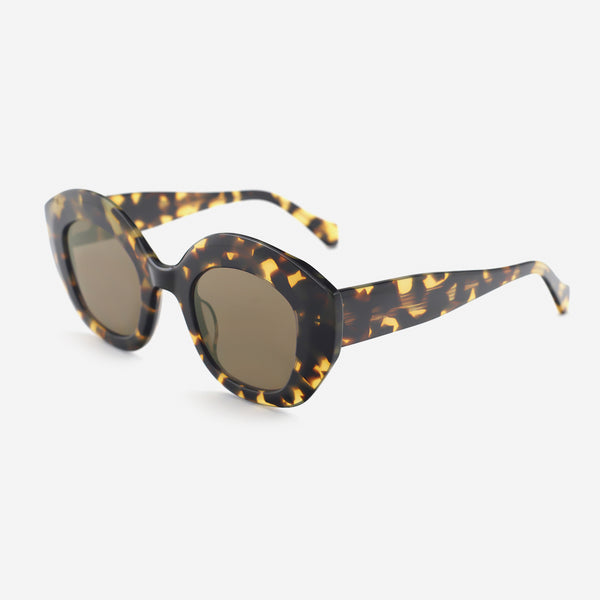 Retro Cat Eye Acetat Female Sunglasses 25A8260