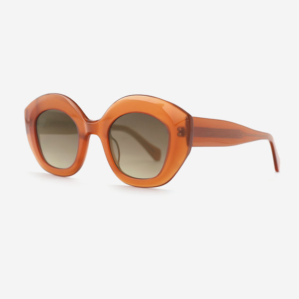Retro Cat Eye Acetat Female Sunglasses 25A8260