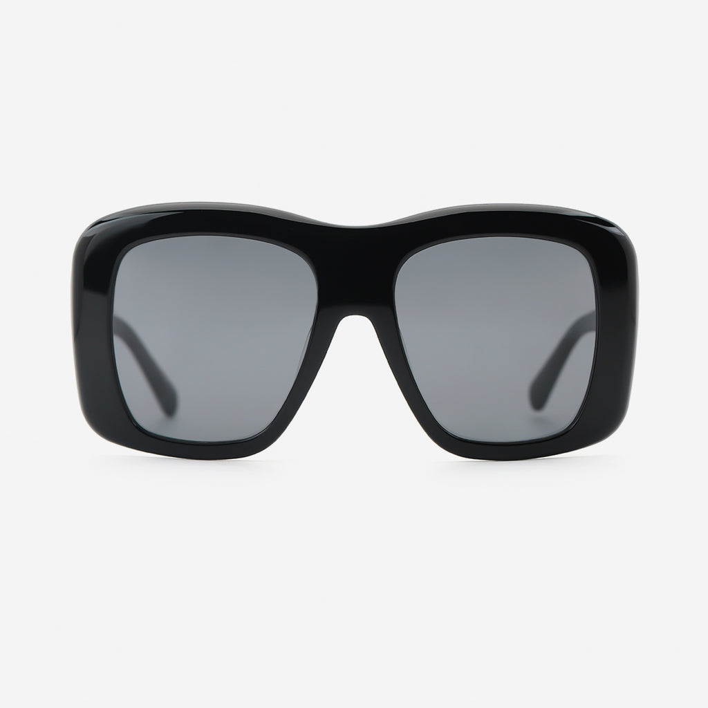 Retro Square Oversize Acetat Women's Sunglasses 25A8262