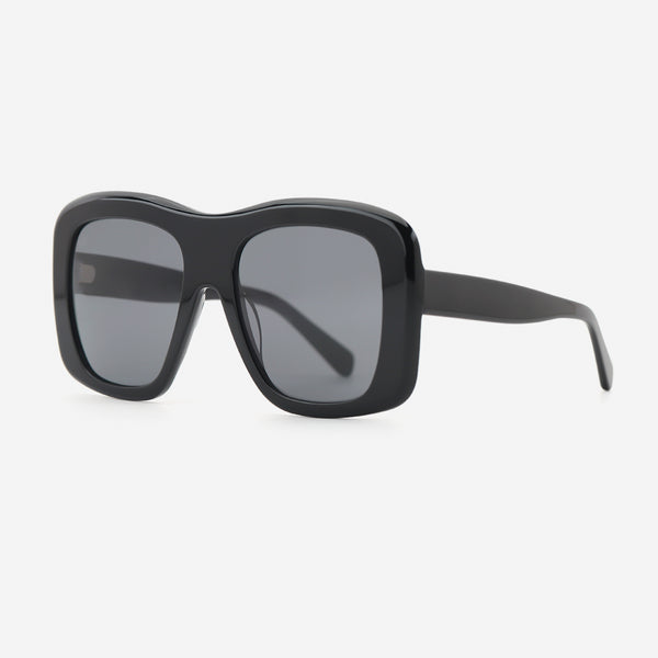 Retro Square Oversize Acetat Women's Sunglasses 25A8262