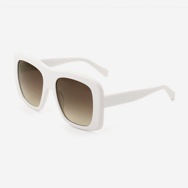 Retro Square Oversize Acetat Women's Sunglasses 25A8262