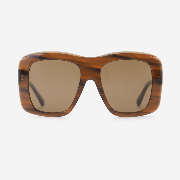 Retro Square Oversize Acetat Women's Sunglasses 25A8262