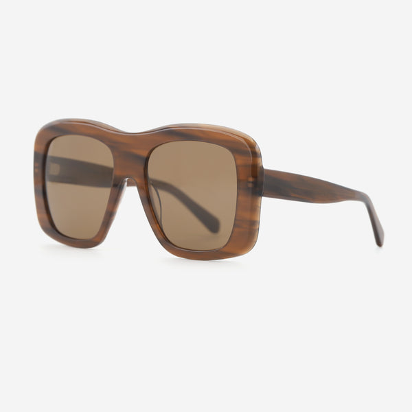 Retro Square Oversize Acetat Women's Sunglasses 25A8262