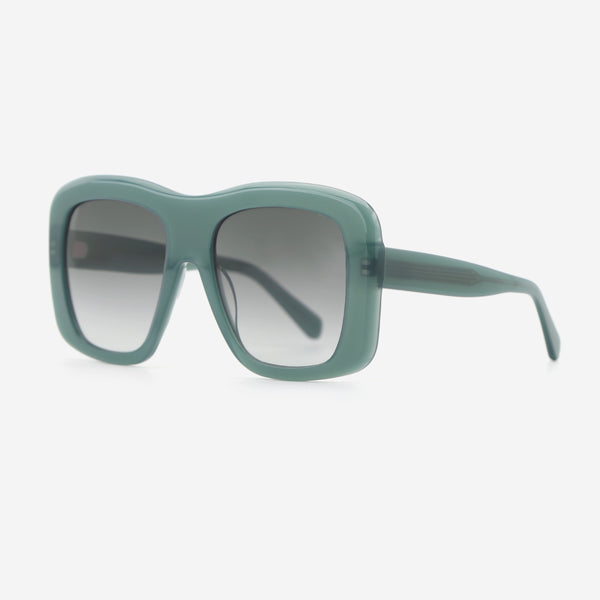 Retro Square Oversize Acetat Women's Sunglasses 25A8262