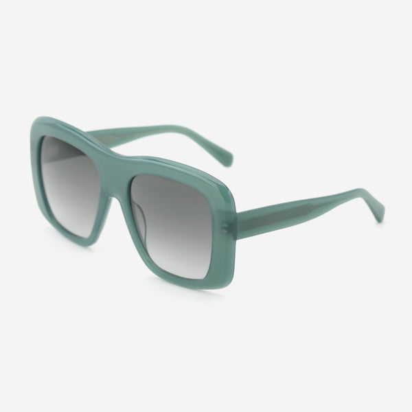 Retro Square Oversize Acetat Women's Sunglasses 25A8262