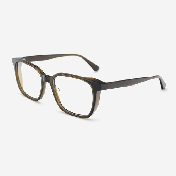 Minimalist Square Acetate Unisex Optical Frames 26A3007