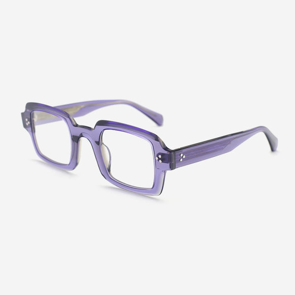 Retro Square Acetate Unisex Optical Frames 26A3013