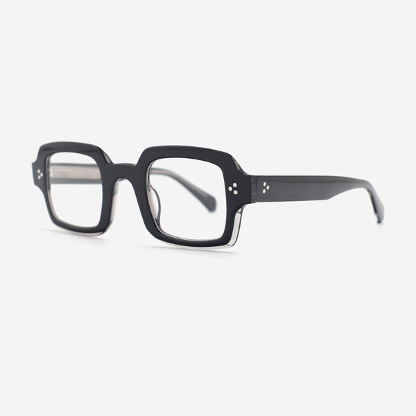 Retro Square Acetate Unisex Optical Frames 26A3013