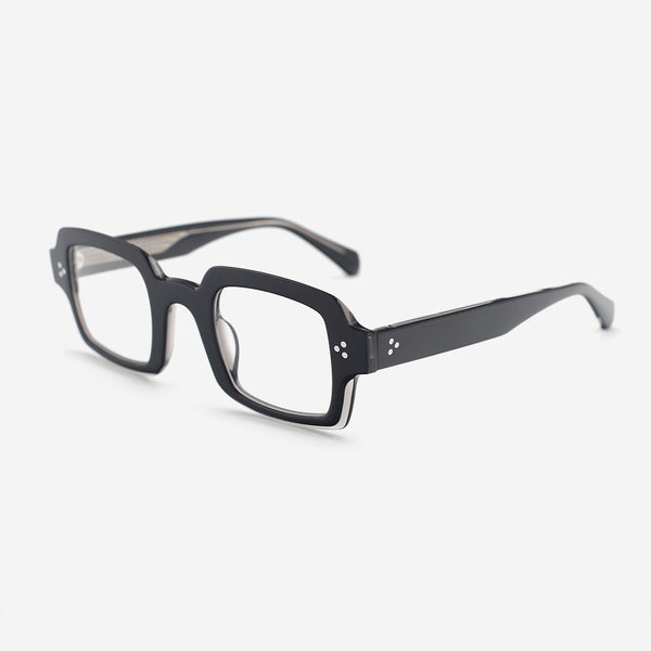 Retro Square Acetate Unisex Optical Frames 26A3013