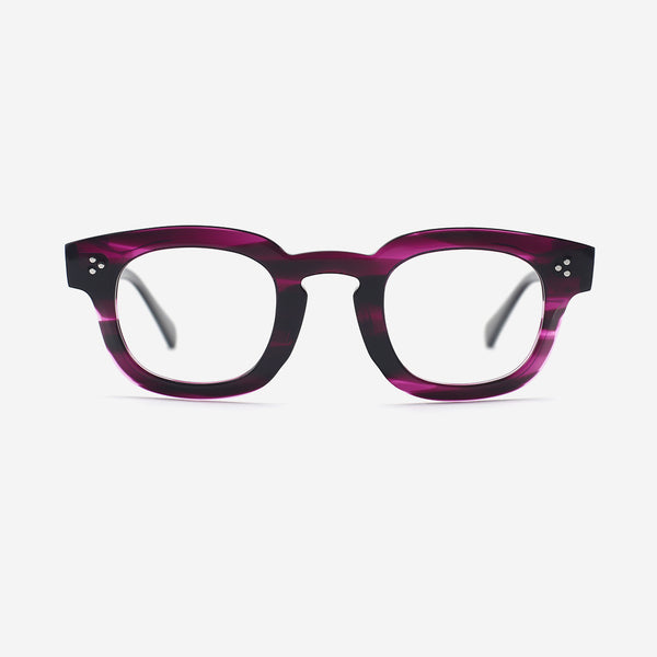 Retro Square Acetate Unisex Optical Frames 26A3014