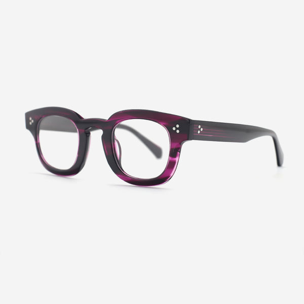 Retro Square Acetate Unisex Optical Frames 26A3014