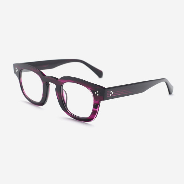 Retro Square Acetate Unisex Optical Frames 26A3014