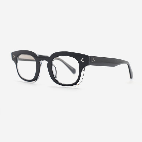 Retro Square Acetate Unisex Optical Frames 26A3014