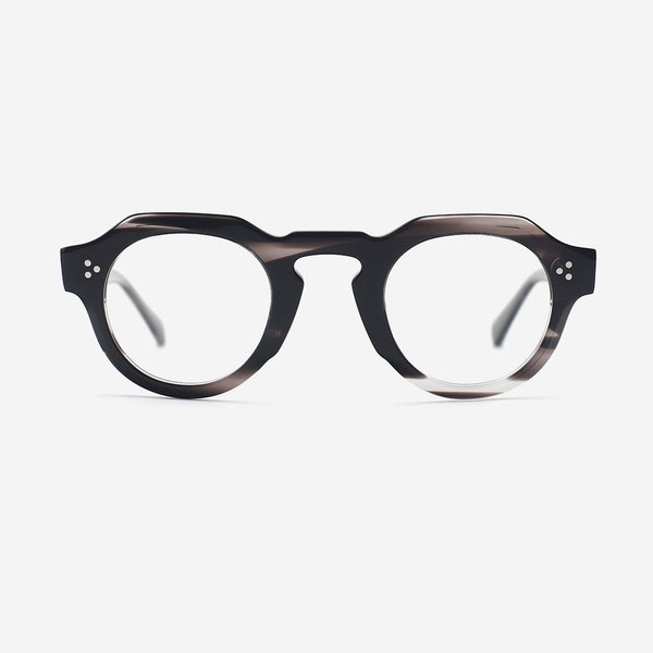 Retro Polygon Acetate Unisex Optical Frames 26A3015