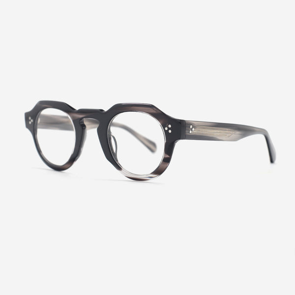 Retro Polygon Acetate Unisex Optical Frames 26A3015