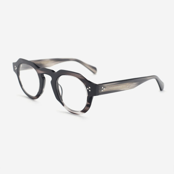 Retro Polygon Acetate Unisex Optical Frames 26A3015