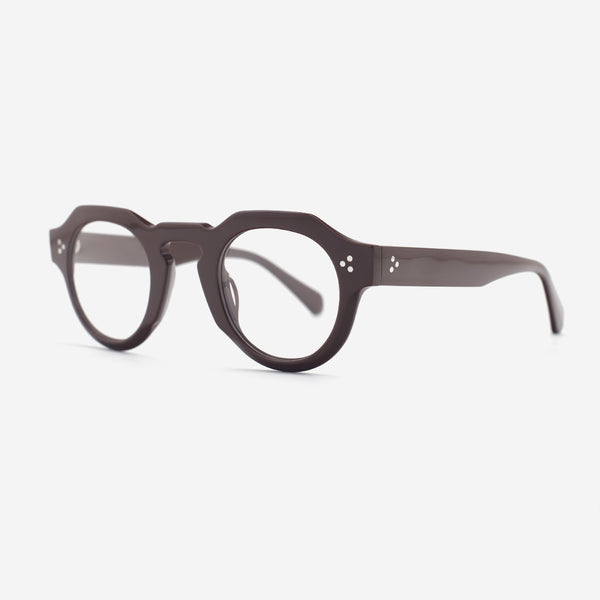 Retro Polygon Acetate Unisex Optical Frames 26A3015