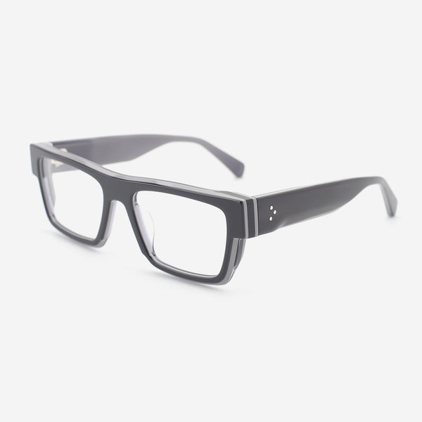 Rectangle Acetate Unisex Optical Frames 26A3018