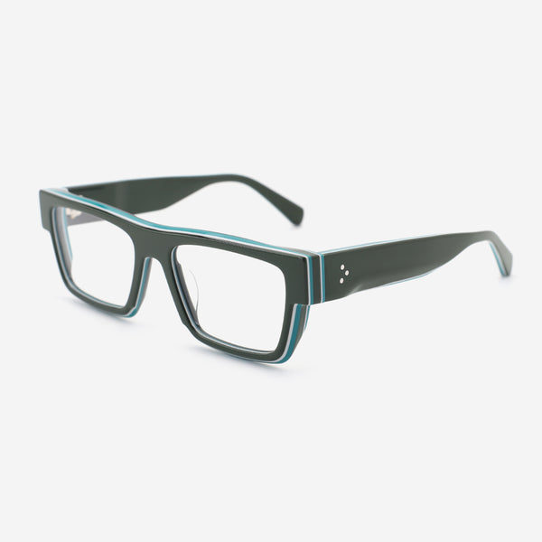 Rectangle Acetate Unisex Optical Frames 26A3018