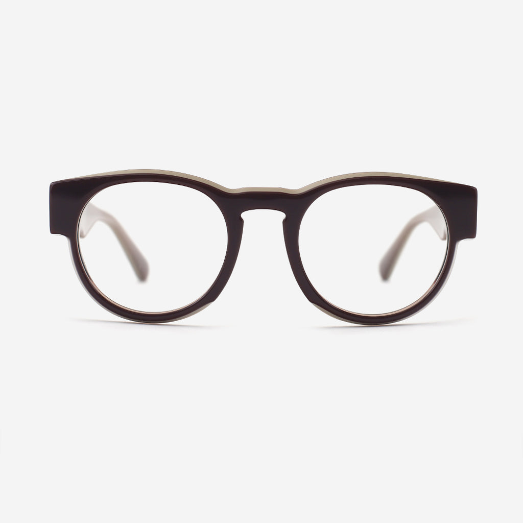 Retro Round Acetate Unisex Optical Frames 26A3019