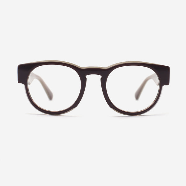 Retro Round Acetate Unisex Optical Frames 26A3019