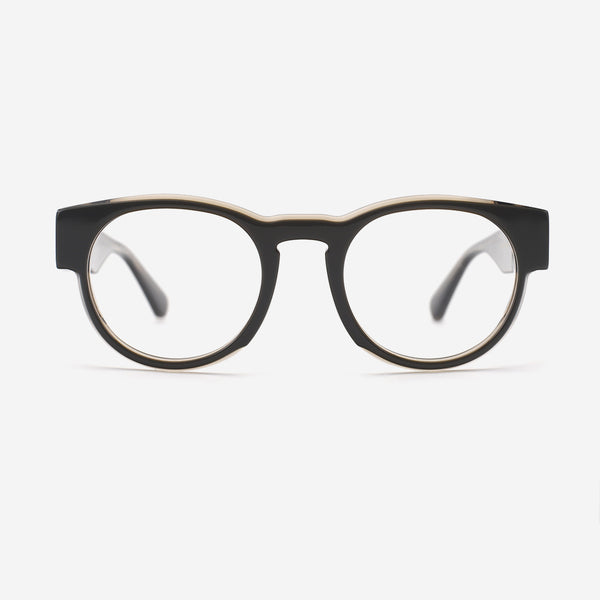 Retro Round Acetate Unisex Optical Frames 26A3019