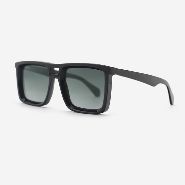 Square Flat-Top Acetat Unsiex Sunglasses 26A8002