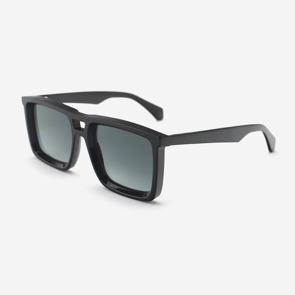 Square Flat-Top Acetat Unsiex Sunglasses 26A8002