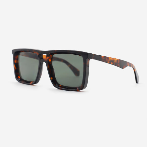 Square Flat-Top Acetat Unsiex Sunglasses 26A8002