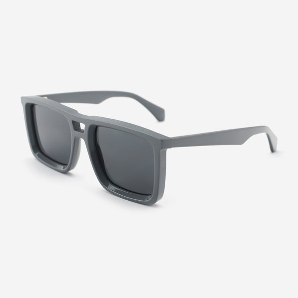 Square Flat-Top Acetat Unsiex Sunglasses 26A8002