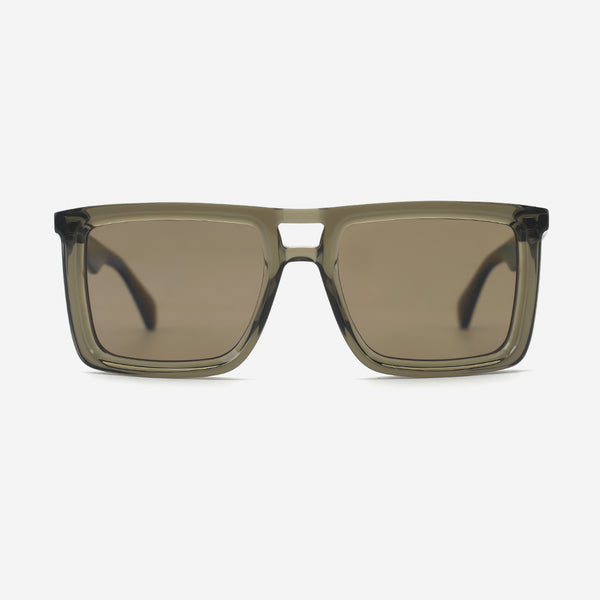 Square Flat-Top Acetat Unsiex Sunglasses 26A8002