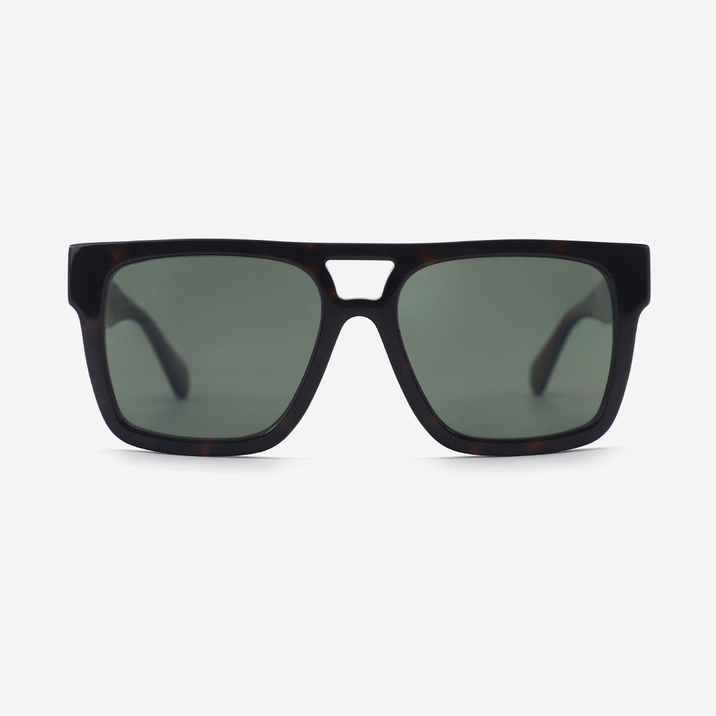 Square Flat-Top Acetat Unsiex Sunglasses 26A8008