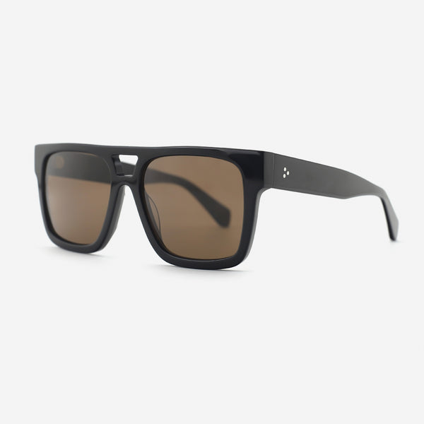 Square Flat-Top Acetat Unsiex Sunglasses 26A8008