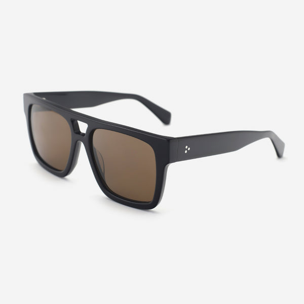 Square Flat-Top Acetat Unsiex Sunglasses 26A8008