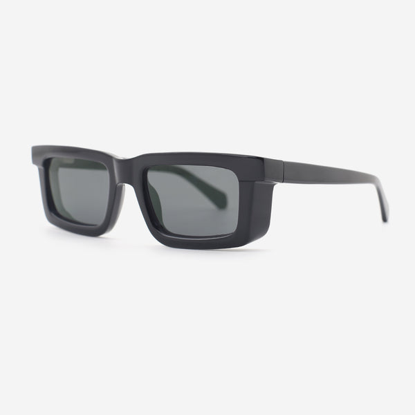 Rectangular Acetat Unsiex Sunglasses 26A8009