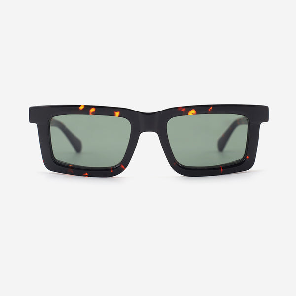 Rectangular Acetat Unsiex Sunglasses 26A8009