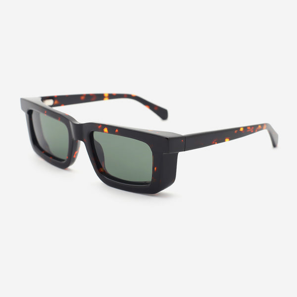 Rectangular Acetat Unsiex Sunglasses 26A8009